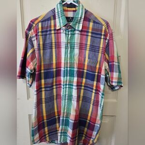 Enro Plaid Shirt Size Medium